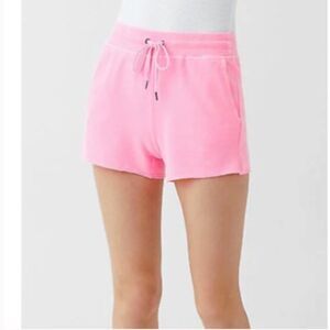 NWT Splendid Active Drawstring Shorts Neon Pink Sz S